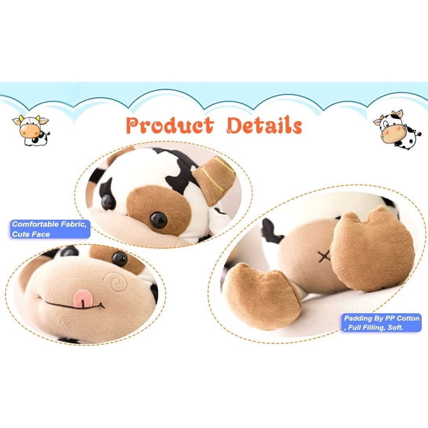 Peluche De Vache Mignonne Pour Enfants • Univers Peluche