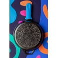 thumbnail image 2 of Lodge Skull Skillet 10.25 Inch + Blue Handle Holder, 2 of 4
