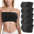 thumbnail image 2 of PEASKJP Women's Front Closure Bra Padded Racerback Low Impact Spaghetti Thin Strap Workout Yoga Bra, Black L, 2 of 4