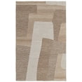 thumbnail image 6 of 5' X 8' Brown Tan and Ivory Wool Abstract Hand Tufted Area Rug, 6 of 9