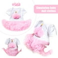 thumbnail image 5 of QHUDLV 18 Inch Doll Clothes Outfit Set, Bright Color Fashion Dress with Accessories, Comfortable Fabric Doll Costume, 5 of 9