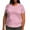 Pink, variant on fatyb Plus Size Tshirts Womens Short Sleeve Crew Neck Basic Tee Tops Solid Color Summer Casual T Shirts