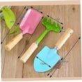 thumbnail image 3 of 3pcs Mini Mini Metal Rake Shovel Set Garden Tools for Home Garden Beach Toys for Children, 3 of 5