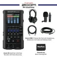 thumbnail image 2 of Zoom R4 MultiTrak 32-Bit Float Recorder with Stereo Bouncing Bundle With Zoom ZDM-1 Podcast Dynamic Microphone, ZHP-1 Headphones, TPS-4 Tripod, Windscreen, XLR Cable, 2 of 8