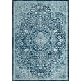 thumbnail image 2 of Harper HY50N Mozart Blue Abstract Vintage Blue Area Rug, 2'6" x 4', 2 of 5