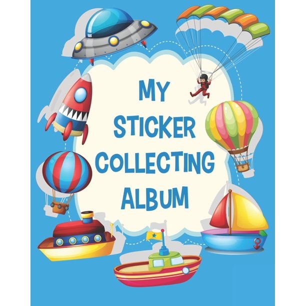 My Sticker Collecting Album My Favorite Sticker Blank Book Collection
