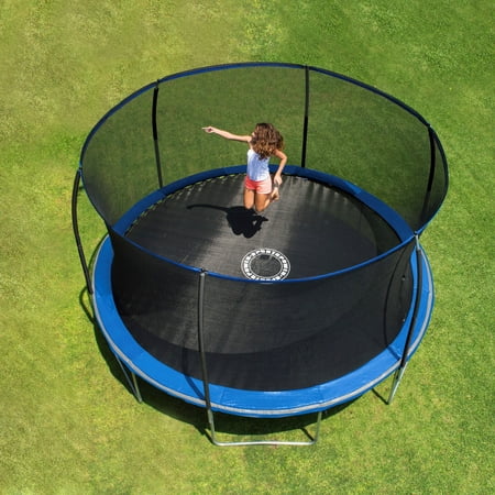 Bounce Pro 14-Foot Trampoline, with Enclosure, (Best 15 Foot Trampoline)