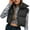 Black, variant on Lindreshi Winter Jackets Women Women's Winter Crop Lightweight Sleeveless Warm Outerwear Vest Padded Gilet Tops Coat