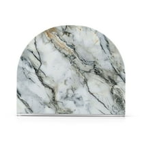 Ryvnso Acrylic Napkin Holder Table Kitchen Paper Tissue Organization 1 Pack Grey Golden Marble