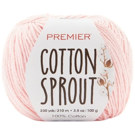 UPC: 0847652095783 | Premier Yarns Cotton Sprout Yarn-Blush