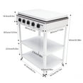thumbnail image 5 of Peakora Propane Gas Stove with 5 Burners, Independent Flame Control, Sturdy Iron Shell and Enamel Cover, Easy to Clean Surface, Energy-Efficient Design for Fast and Efficient Cooking, 5 of 7