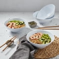 thumbnail image 2 of INFUSE 4-Piece 8" Melamine Noodle Ramen Bowls Set, White, 2 of 7