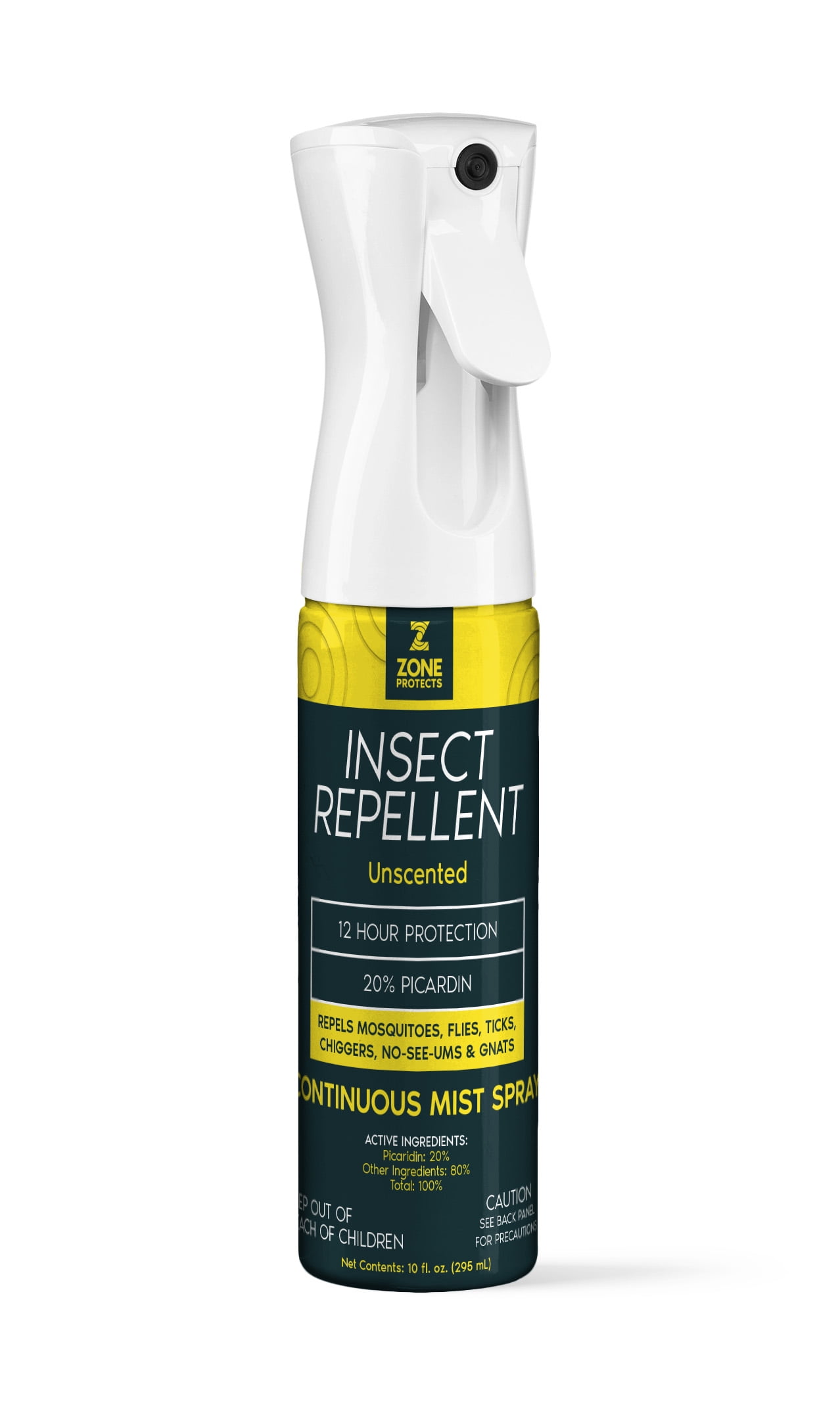 Zone Protects Unscented Insect Repellent Spray, 10oz