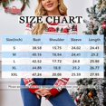 thumbnail image 3 of Women's Christmas Sweater Cute Reindeer and Snowflakes Pattern Long Sleeve Knit Pullover Festive Holiday Wear, 3 of 5