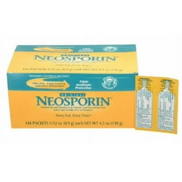 Neosporin First Aid Antibiotic, Ointment Individual Packet, 00312547237697 - Box of 144