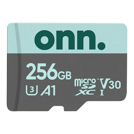onn 256 GB microSDXC U3 Memory Card with Adapter