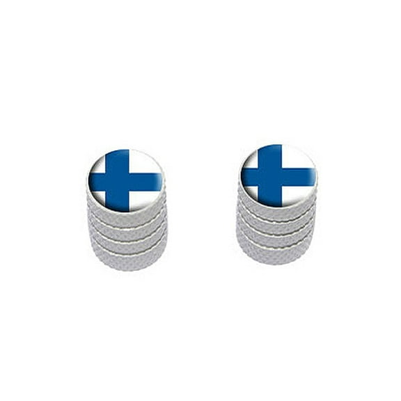 Finland Finnish Flag - Bike Valve Stem Caps