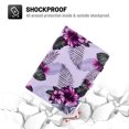 thumbnail image 3 of Universal 10 inch Tablet Case, Slim Folio Protective Case Cover with Kickstand for iPad 10.2/iPad 9.7/Onn 10.1/Samsung Tab A7 10.4/Galaxy Tab A 10.1 inch all 9.5-10.5 inch Tablet,Purple Flower, 3 of 5