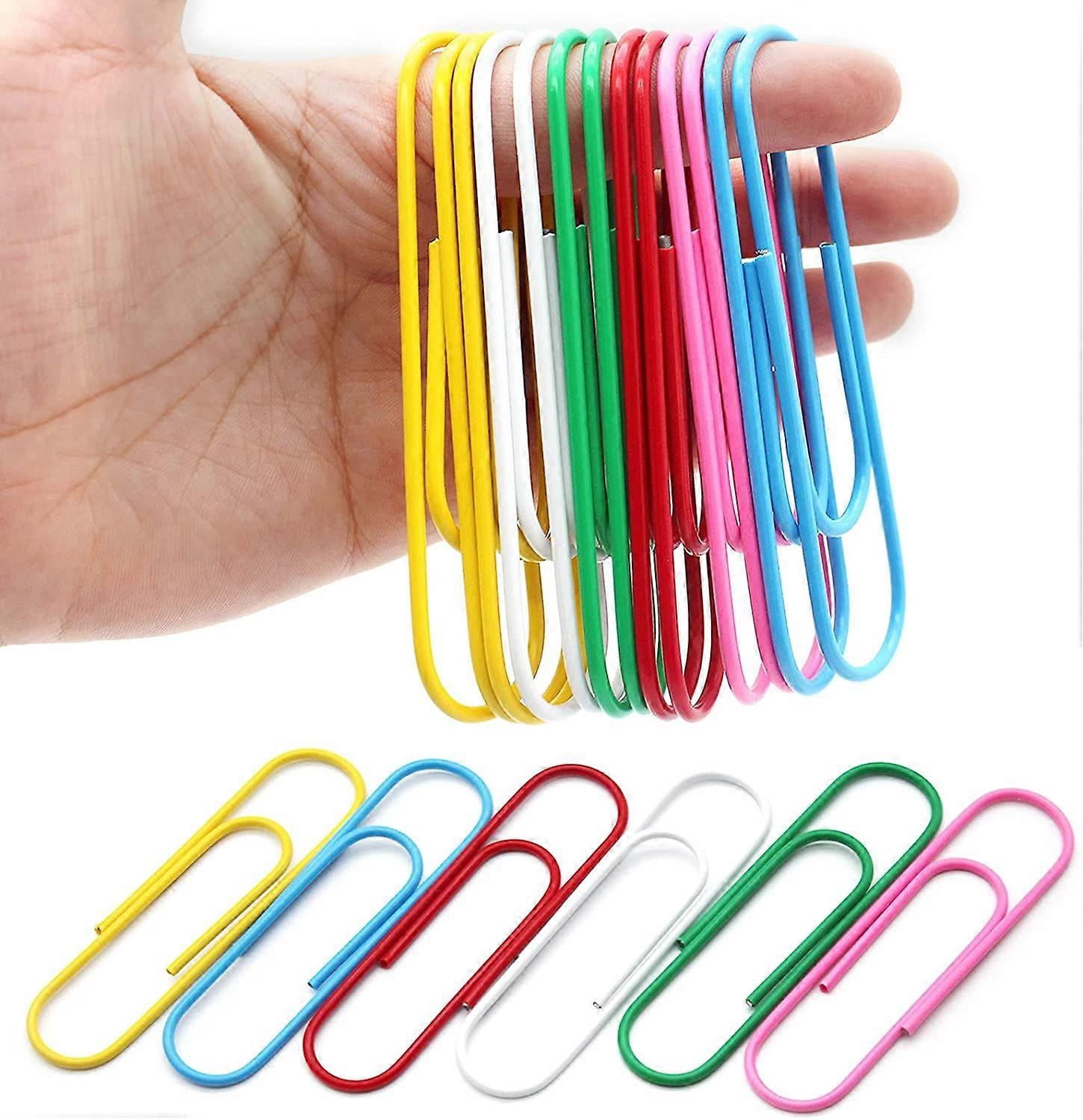 Paquete de 30 clips de papel de 4 pulgadas, grandes, para sujetar hojas
