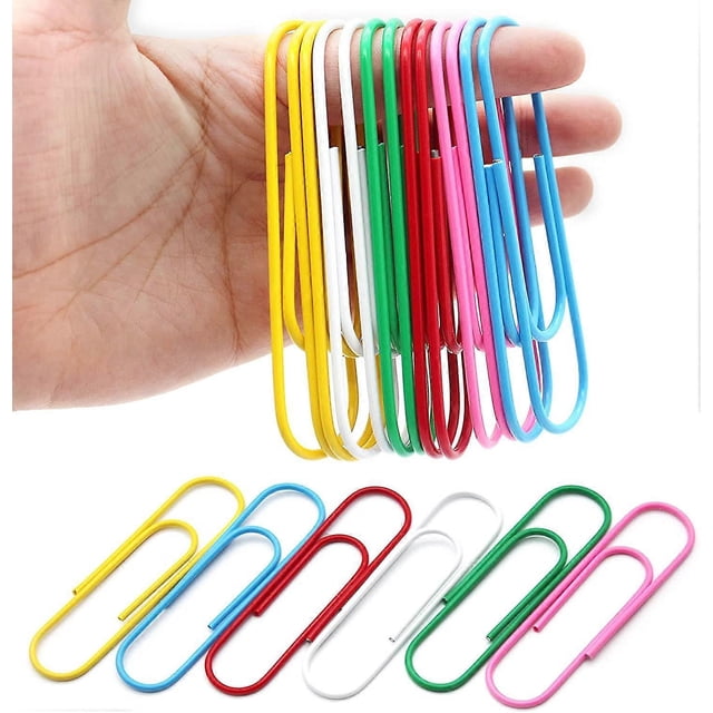 Paquete de 30 clips de papel de 4 pulgadas, grandes, para sujetar hojas, tamaño gigante, 10 cm, para archivos, documentos, trabajo, organización, hogar, oficina, escuela