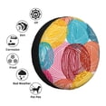 thumbnail image 5 of Easygdp Colorful Wool Balls Wheel Sun Guard, Spare Tire Cover,Universal Trailer Suv Truck Camper Travel,Easy To Install And Remove -17 Inch, 5 of 9