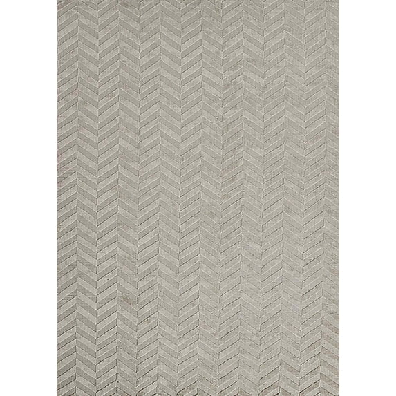 Ahgly Company Machine Washable Indoor Rectangle Industrial Modern Silver Pink Area Rugs, 3' x 5'