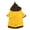 Yellow, variant on DOPI Pet Sweatshirt Dual-color Keep Warmth Two-leg Fashion Pet Dogs Cats Hoodie Costume for Autumn