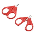 thumbnail image 5 of Unique Bargains 1 Pc Portable Short Handle Nail Scissors Toenail Clippers for Child 3.15"x2.24"x0.39" Red, 5 of 6