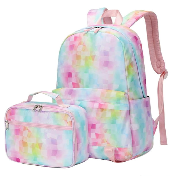 hirigin Preschool Backpacks for Girls, Women Printed School Backpack with Lunch Box Set for