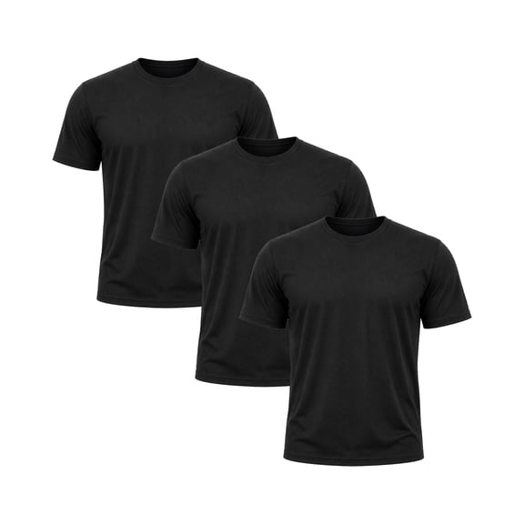 Wrangler Men's Performance Mesh Crew Tee, 3 Pack