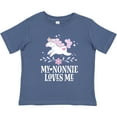 thumbnail image 3 of Inktastic Nonnie Loves Me Granddaughter Unicorn Girls Toddler T-Shirt, 3 of 5