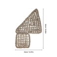 thumbnail image 4 of 1 Set of Lizard Snake Sleeping Bed Reptiles Hammock Seaweed Cushion (Light Brown), 4 of 4