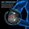 thumbnail image 6 of PowerLix Elbow Brace Compression Sleeve for Elbow Support, Tendonitis, Tennis/Golfers Elbow Treatment, Reduces Elbow Pain - Soft and Sweat Proof Design, Blue-M (Pair), 6 of 8
