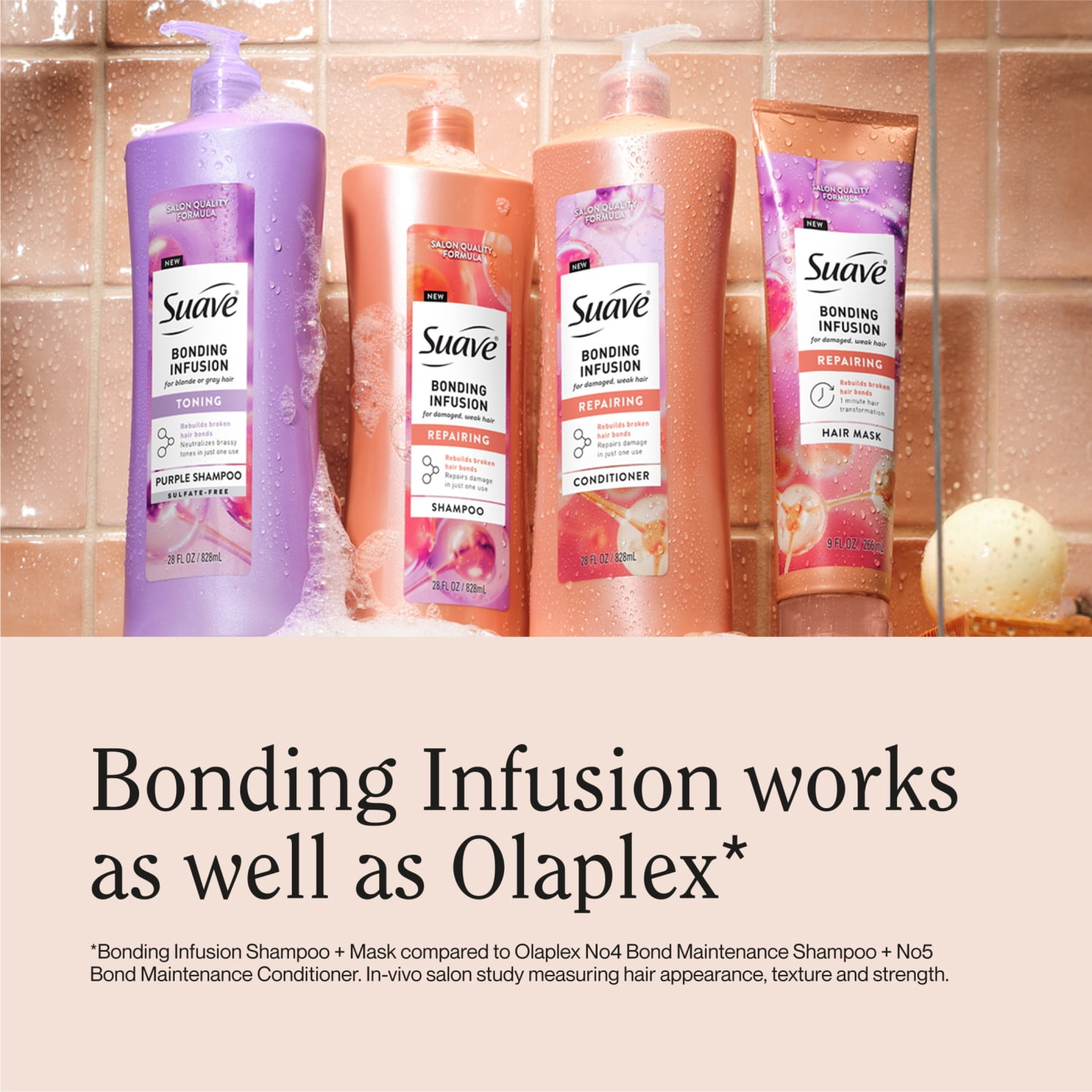 Suave Bonding Infusion Repairing Hair Mask, 9 oz. - Walmart.com