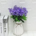 thumbnail image 7 of Limei Artificial Flower Vivid Decorative Floral Arrangement Fake Hyacinth Wedding Decor, 7 of 7