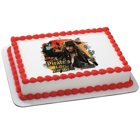 Pirates of the Caribbean Pirate s Life Edible Icing Cake ...