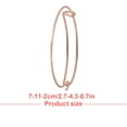 thumbnail image 1 of Extensible Bracelet Extensible Style Simple Bijoux de Mode Corps Ornement Romantique Parfait Cadeaux Bons Accessoires Ouvert Or rose, 1 of 1
