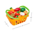 thumbnail image 3 of Hey Play 46-Piece Play Food Set with Food Toys, Grocery Basket, and More, 3 of 14