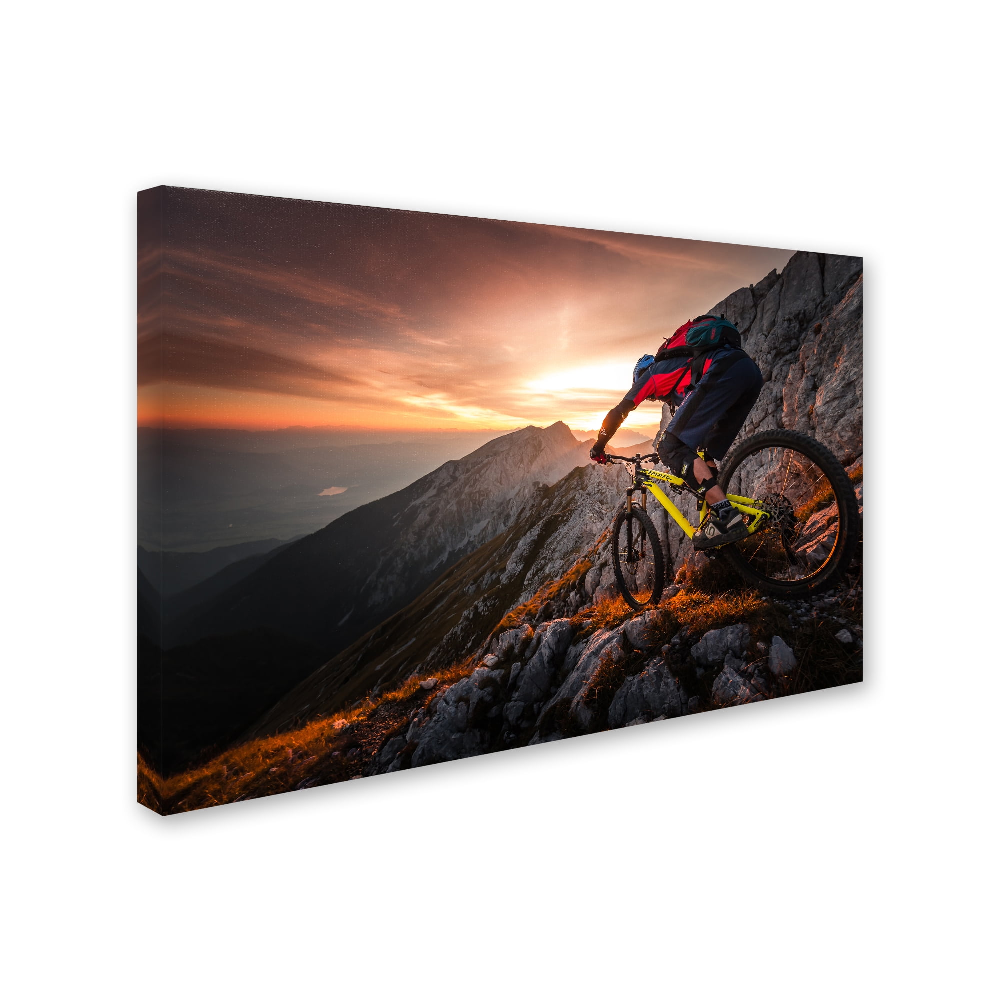 Trademark Fine Art 'Golden Hour High Alpine Ride' Canvas Art by Sandi Bertoncelj