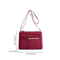 thumbnail image 4 of Tuvgenk Ladies Shoulder Bag Crossbody Bag Nylon Waterproof Multi-Pocket Large Capacity Adjustable Strap for Daily Travel Work Shopping, 4 of 5