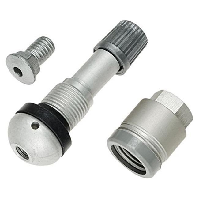 RDV021 43 mm Aluminum Wheel Valve Stem Silver