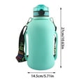 thumbnail image 3 of Collapse Water Bottles 2000ml / 67.6oz,Silicone Portable Foldable Water Bottle,Lightweight Refillable Water Bottles,Water Bottle Leak Proof,Large Capacity Water Bottle Sports.(Grey), 3 of 10