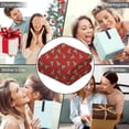 thumbnail image 5 of Wearable Blanket,Red Christmas Tree Pattern Hooded Wearable Sherpa Blanket for Adults & Teens,Winter Poncho Shawl Wrap Cape Thick Warm,60"x80", 5 of 5