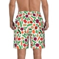 thumbnail image 3 of Kdxio Vegetables Pattern Mens Casual Shorts - Drawstring Summer Beach Sports Shorts for Men, 3 of 9