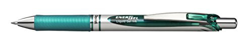 Pentel EnerGel retractable pen 0.5mm turquoise blue 