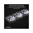thumbnail image 3 of Phanteks Glacier One 420D30 X2 AIO Liquid CPU Cooler, Evolv X2 Aluminum Cap Design, 3x Performance D30-140 D-RGB Fans, for Intel LGA 1851, 1700, 1200, 115x and AMD AM4/AM5 sockets, Black, 3 of 6