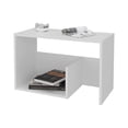 thumbnail image 4 of FM FURNITURE Vega Side Table Engineered Wood with Open Storage White, 4 of 6