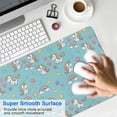 thumbnail image 4 of Long Mouse Pads for Desk,Blue Cartoon Unicorn Rainbow Star Heart Desk Mats on Top Of Desks, Desk Mouse Pad Extra Large with 3mm Non-Slip Base and Stitched Edge for Gaming,Work,Home 31.5"x11.8", 4 of 5