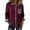 Wine, variant on MaFYtyTPR Women's Cardigan Jacket Fall Winter Denim Patchwork Versatile Shirts for Fall Winter Daily Wear Army Green L