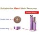 thumbnail image 2 of Cabezales de repuesto para Flawless Generation 2, cabezales de repuesto para depilación facial para mujeres, compatibles con acabado de depilación facial Flawless, cabezales de repuesto de doble halo, 2 of 5